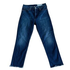 Rag & Bone Wren High-Rise Slim Straight Jeans - Ava Wash -‎ 28